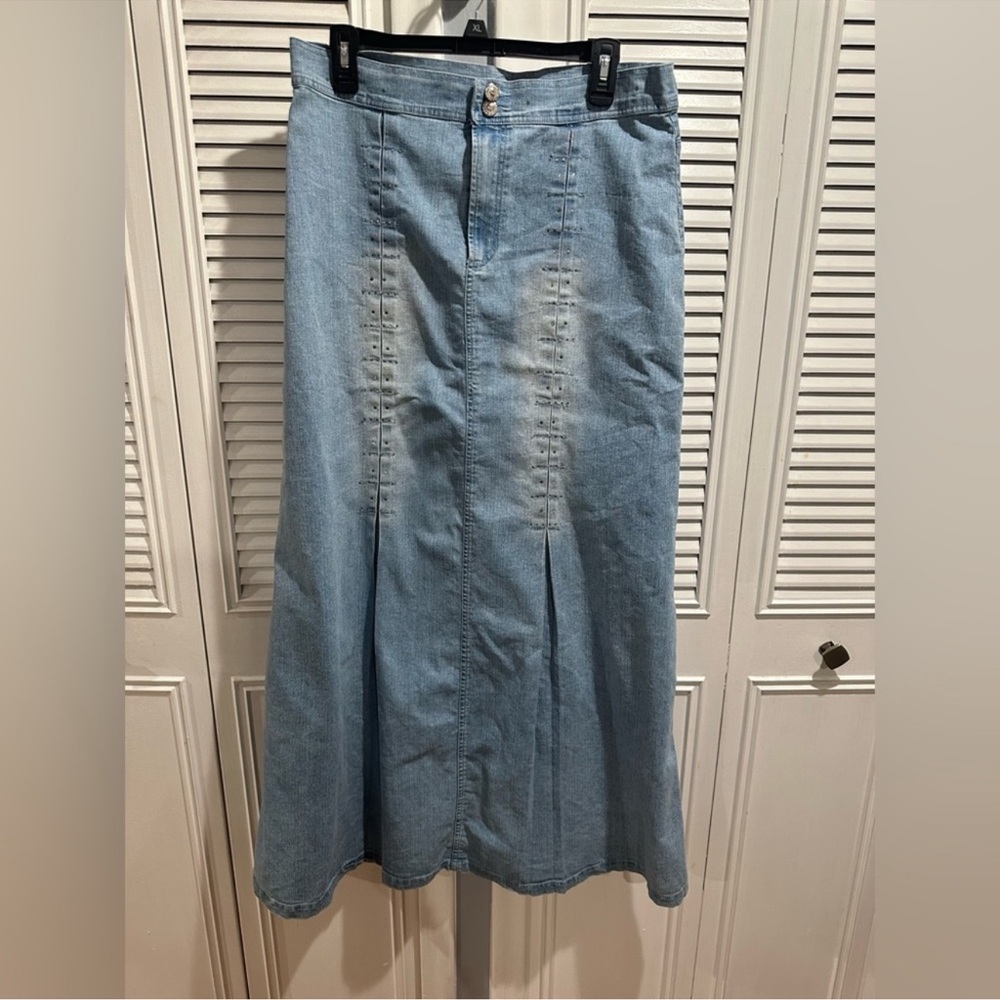 Long Jean skirt